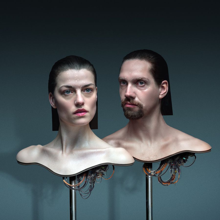 Twee humanoïds